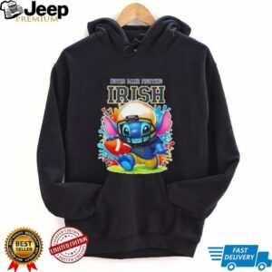 Stitch x Notre Dame Fighting Irish football colors shirt