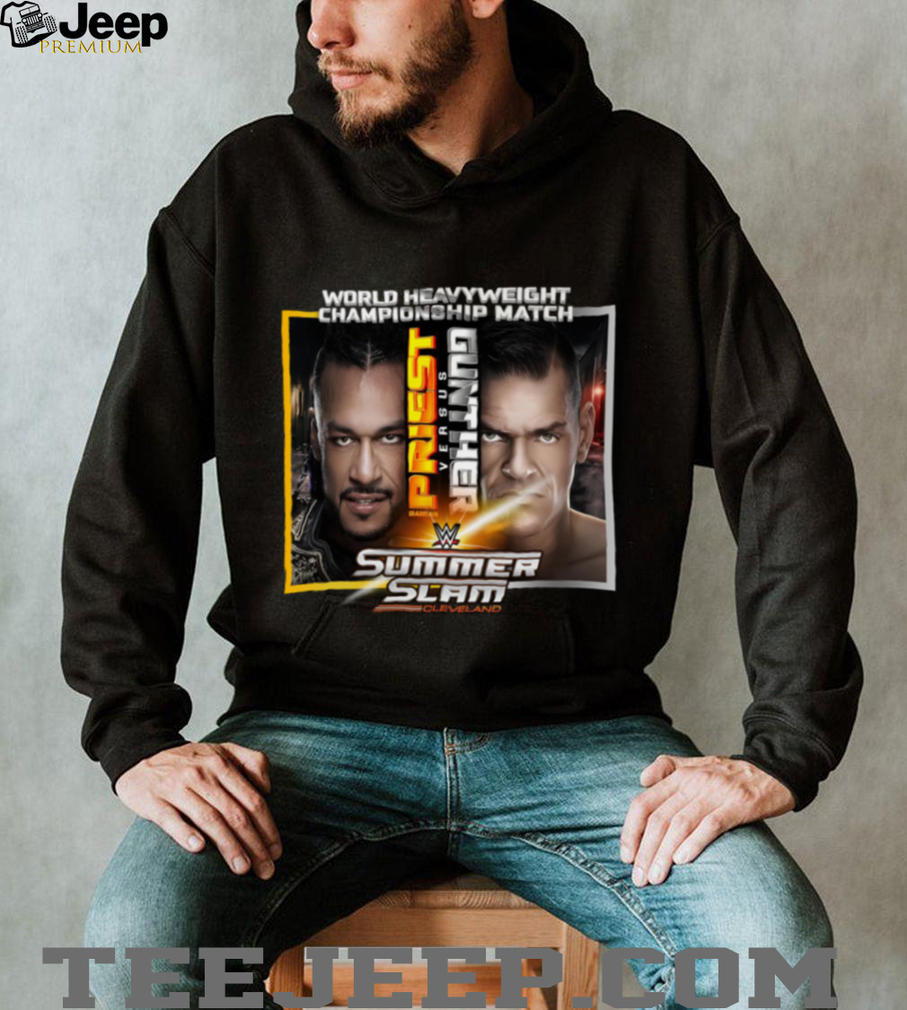 Summerslam 2024 Damian Priest Vs Gunther HoodieShirt Summerslam 2024 Damian Priest Vs Gunther HoodieShirt
