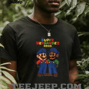 Super Mario The Super Hernandez Bros Los Angeles Dodgers MLB baseball shirt