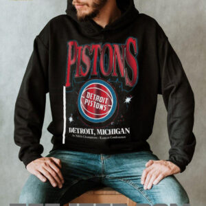 47 Detroit Pistons Black Flashbulb Foundation Short Sleeve Fashion T Shirt
