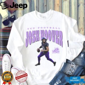 TCU Horned Frogs Football Josh Hoover Illustrated T Shirt TCU Horned Frogs Football Josh Hoover Illustrated T Shirt