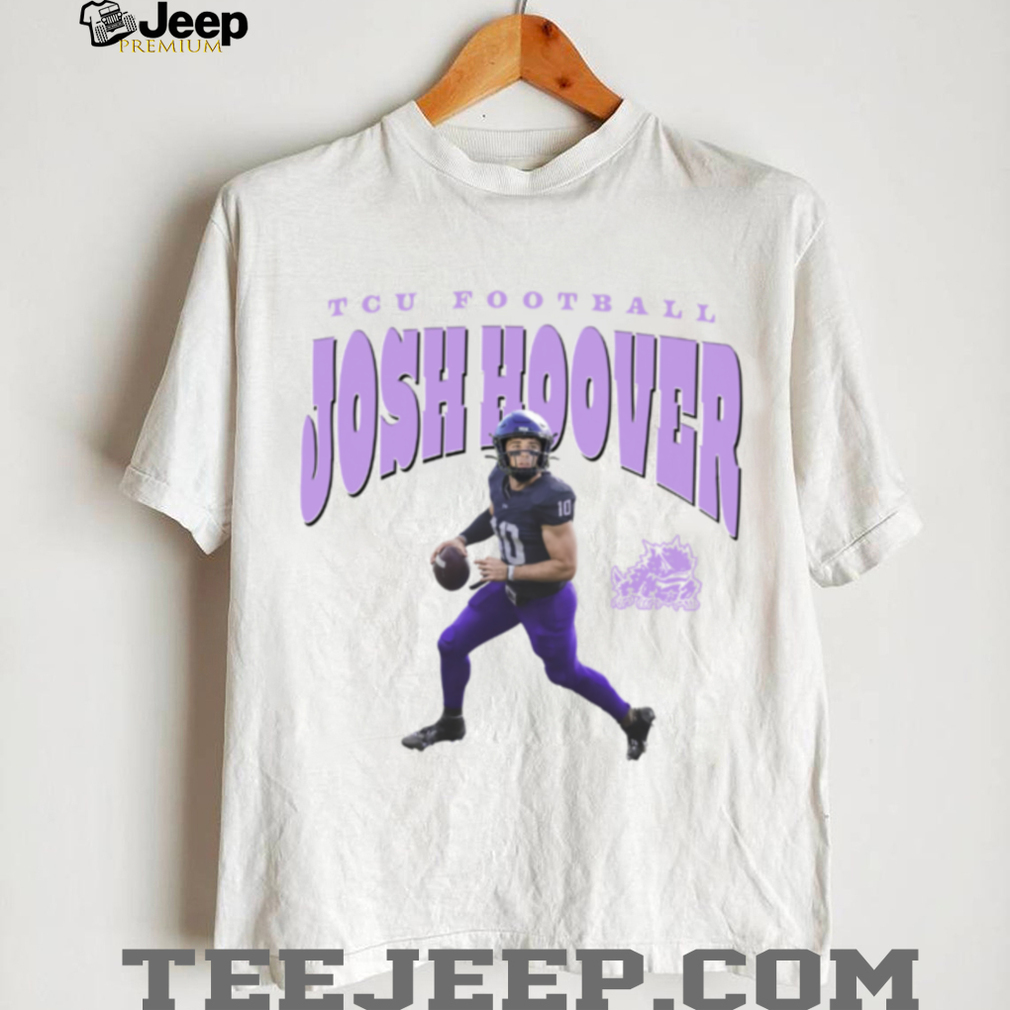 TCU Horned Frogs Football Josh Hoover Illustrated T Shirt TCU Horned Frogs Football Josh Hoover Illustrated T Shirt