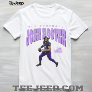 TCU Horned Frogs Football Josh Hoover Illustrated T Shirt