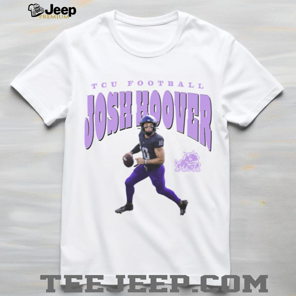 TCU Horned Frogs Football Josh Hoover Illustrated T Shirt TCU Horned Frogs Football Josh Hoover Illustrated T Shirt