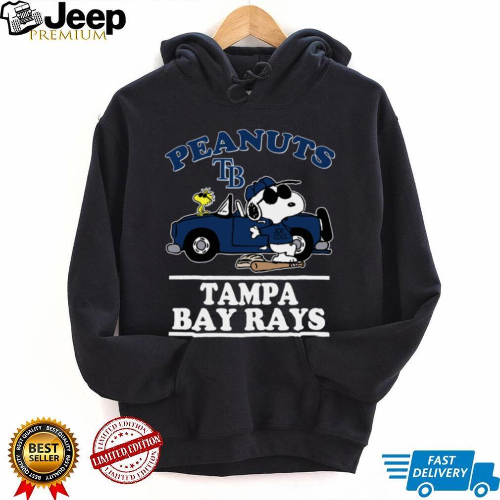 Tampa Bay Rays Snoopy Peanuts Car Baseball T Shirt Tampa Bay Rays Snoopy Peanuts Car Baseball T Shirt
