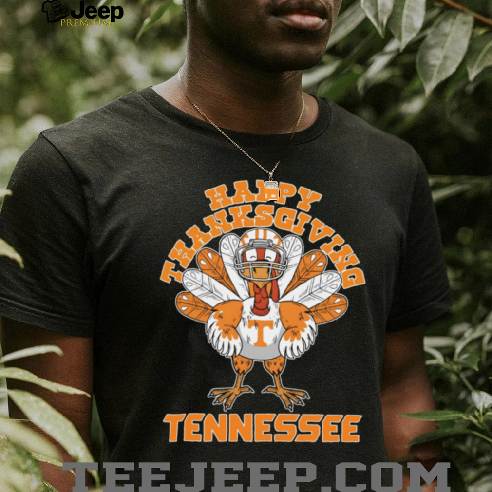 Tennessee Volunteers Football Happy Thanksgiving Turkey T Shirt