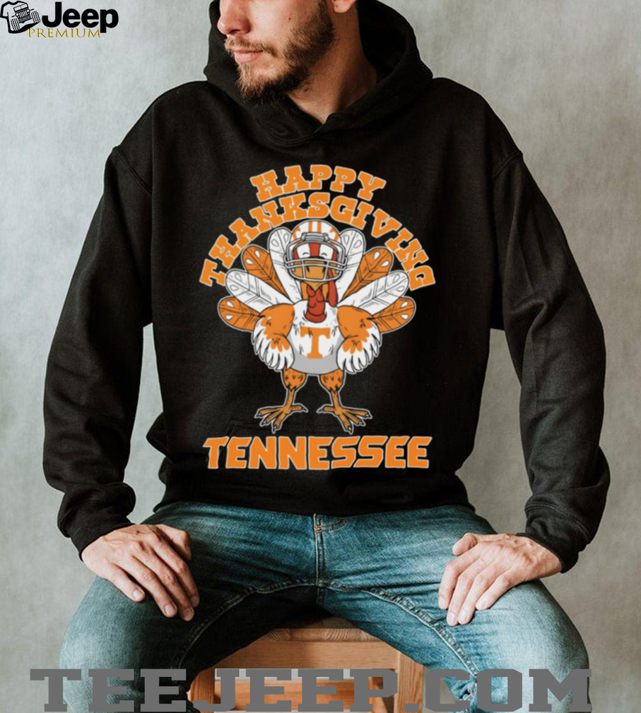 Tennessee Volunteers Football Happy Thanksgiving Turkey T Shirt