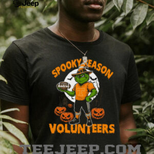 Tennessee Volunteers Spooky Season Shirt – Personalized NCAA Football Tee – Grinch Halloween Fan Gear