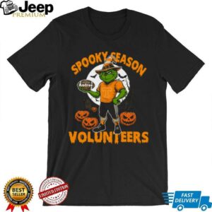 Tennessee Volunteers Spooky Season Shirt – Personalized NCAA Football Tee – Grinch Halloween Fan Gear