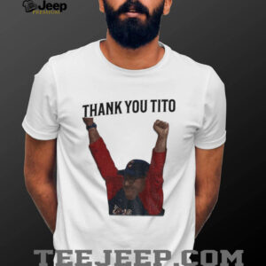 Terry Francona Cleveland Guardians MLB Baseball Thank You Tito shirt