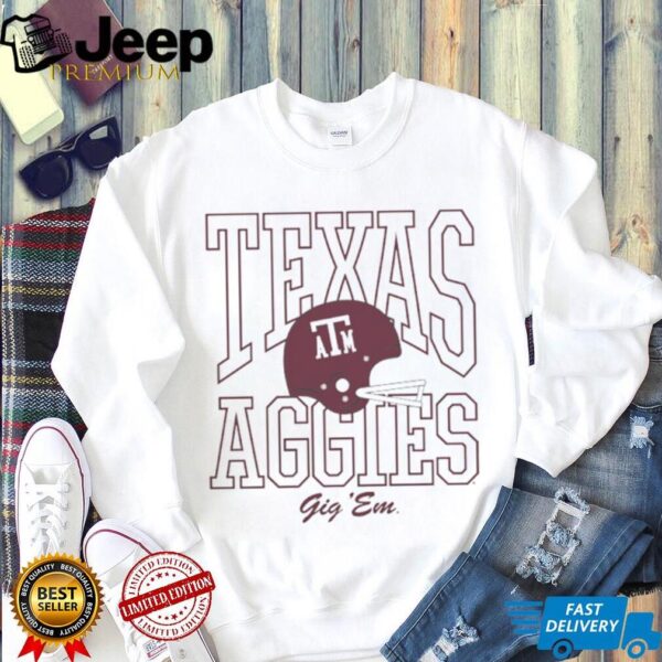 Texas A&M Aggies Gig ‘Em 1975 Football helmet shirt