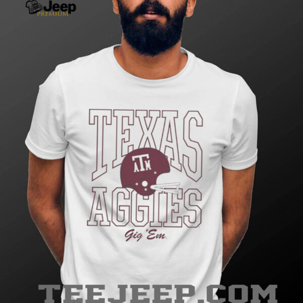 Texas A&M Aggies Gig ‘Em 1975 Football helmet shirt