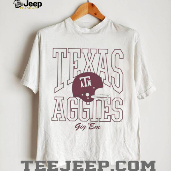 Texas A&M Aggies Gig ‘Em 1975 Football helmet shirt