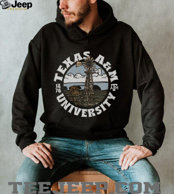 Texas A&M Aggies Thick Lined Landscape T Shirt