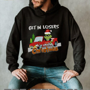 Texas Longhorns Grinch Christmas T Shirt Get In Losers We’re Stealing Christmas Holiday Tee