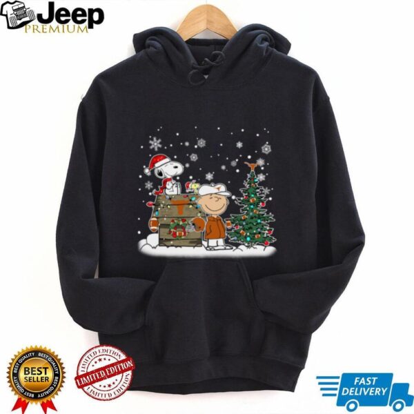 Texas Longhorns Snoopy Charlie Brown Christmas Holiday T Shirt