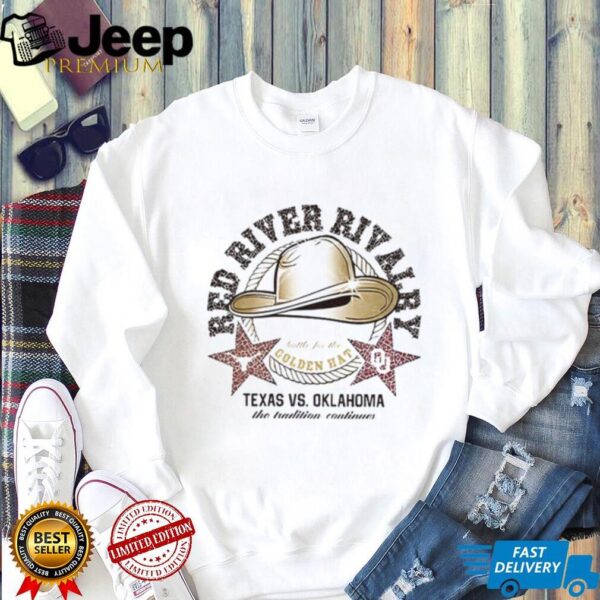 Texas Longhorns Vs Oklahoma Sooners Red River Rivalry Golden Hat shirt
