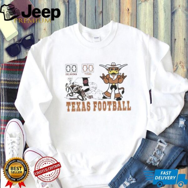 Texas Longhorns vs Oklahoma Sooners 2025 Score shirt
