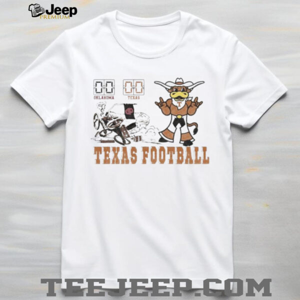 Texas Longhorns vs Oklahoma Sooners 2025 Score shirt