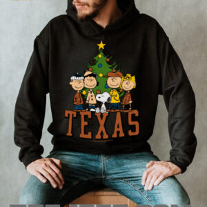 Texas Peanuts Christmas Characters Holiday Shirt