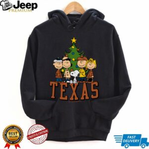 Texas Peanuts Christmas Characters Holiday Shirt