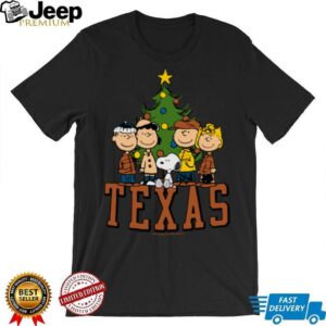 Texas Peanuts Christmas Characters Holiday Shirt
