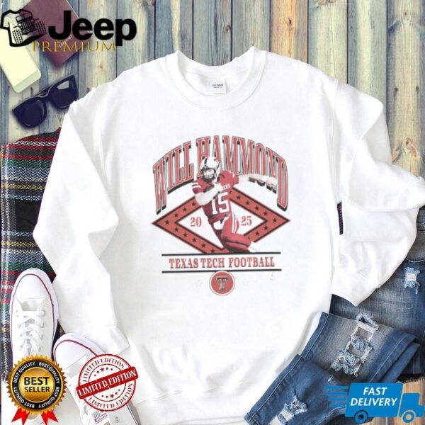 Texas Tech Football Will Hammond Illustrated T Shirt