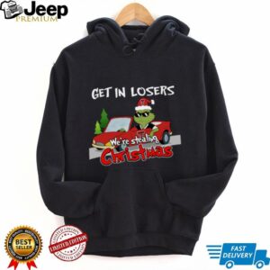Texas Tech Red Raiders Grinch Christmas T Shirt Get In Losers We’re Stealing Christmas Holiday Tee