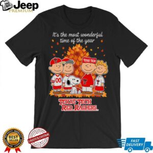 Texas Tech Red Raiders X Peanuts It’S The Most Wonderful Time Of The Year The Fall Shirt