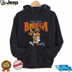 The Big Bodega NY Knicks 32 Running Cartoon Basketball Shirt