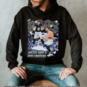 The Bros Jaxson Dart and Cam Skattebo New York Giants NFL graphic shirt