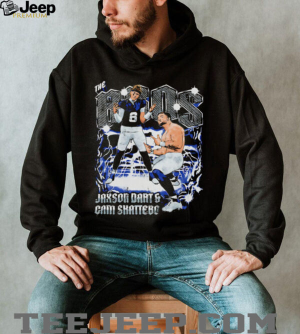 The Bros Jaxson Dart and Cam Skattebo New York Giants NFL graphic shirt