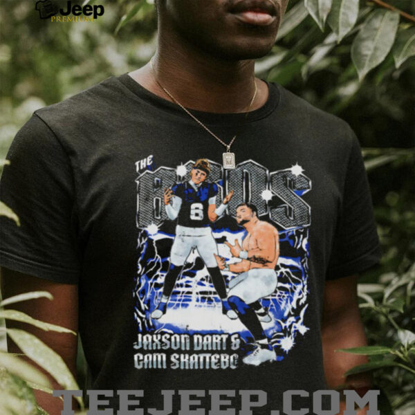 The Bros Jaxson Dart and Cam Skattebo New York Giants NFL graphic shirt