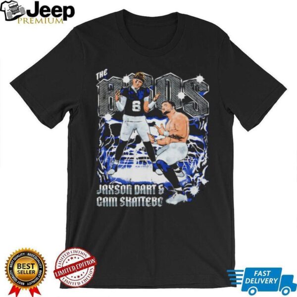 The Bros Jaxson Dart and Cam Skattebo New York Giants NFL graphic shirt