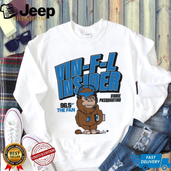 The Fan 96.5 Vin F L Insider Mascot Football Shirt