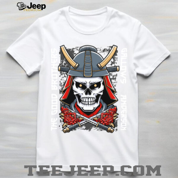 The Good Brothers GB Samurai Skull Katana Wrestling TShirt