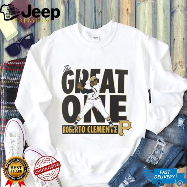The Great One Roberto Clemente Pittsburgh Pirates Cooperstown Player shirt