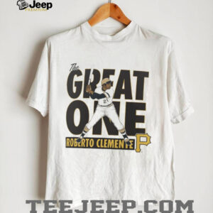 The Great One Roberto Clemente Pittsburgh Pirates Cooperstown Player shirt