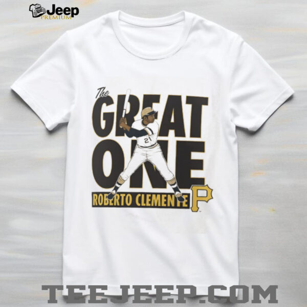 The Great One Roberto Clemente Pittsburgh Pirates Cooperstown Player shirt