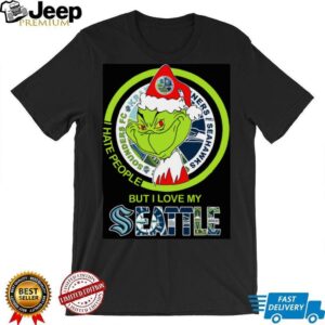 The Grinch I Hate People But I Love My Seattle Sports Teams Shirt
