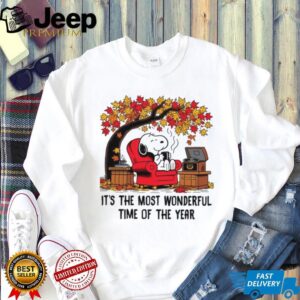 The Most Wonderful Time Of The Year Snoopy Fall T Shirt