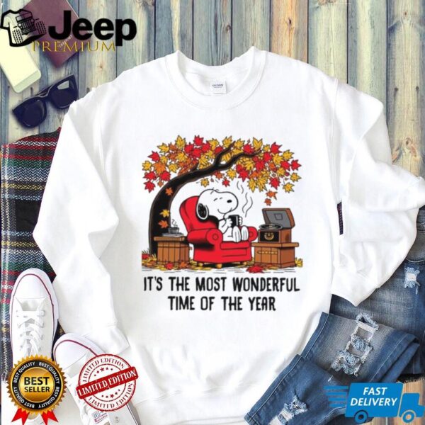 The Most Wonderful Time Of The Year Snoopy Fall T Shirt