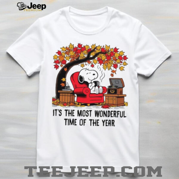 The Most Wonderful Time Of The Year Snoopy Fall T Shirt