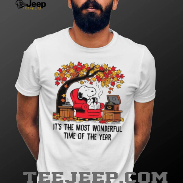 The Most Wonderful Time Of The Year Snoopy Fall T Shirt