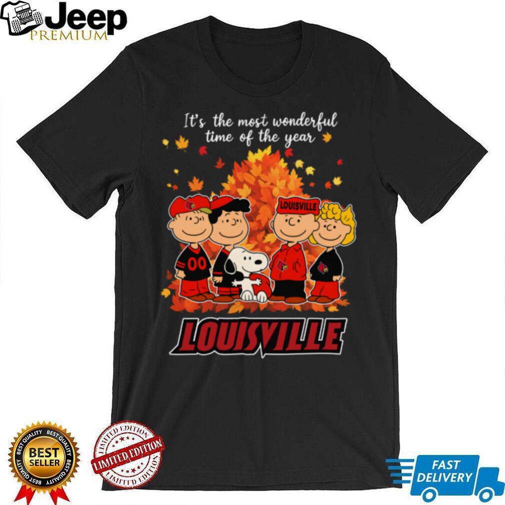 The Peanuts Character Louisville It’S The Most Wonderful Time Of The Year T Shirt The Peanuts Character Louisville It’S The Most Wonderful Time Of The Year T Shirt