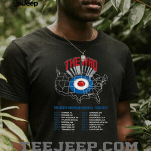 The Who The North American Farewell Tour 2025 T Shirt