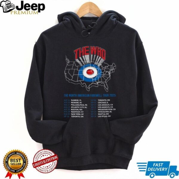 The Who The North American Farewell Tour 2025 T Shirt