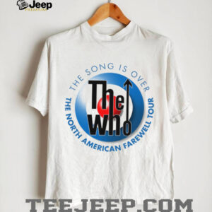 The Who The Song Is Over North American Farewell Tour Shirt