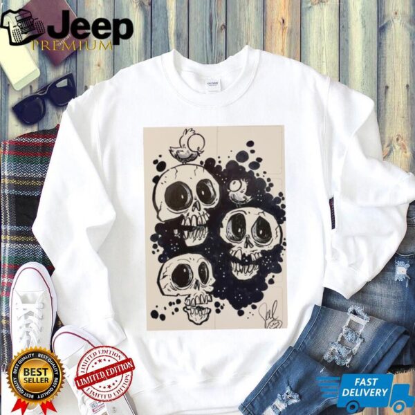 Three Eyed Skulls t shirt