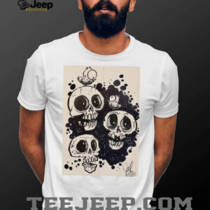Three Eyed Skulls t shirt